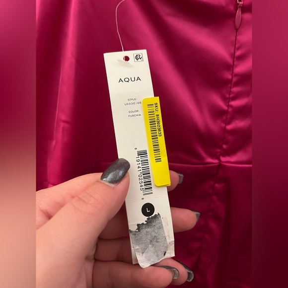 NWT Satin Strap Dress - Picture 6 of 7